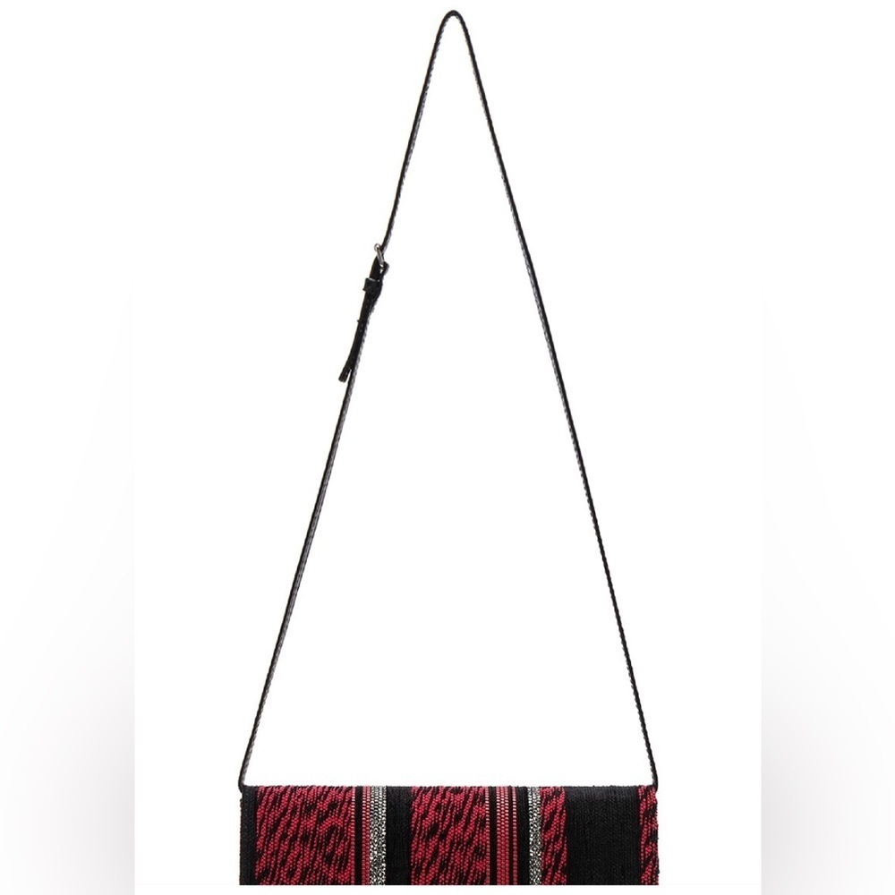PROENZA SCHOULER Small Mixed Woven Black/Red Multicolor Lunch Bag NWOT​​​​ - Picture 7 of 14